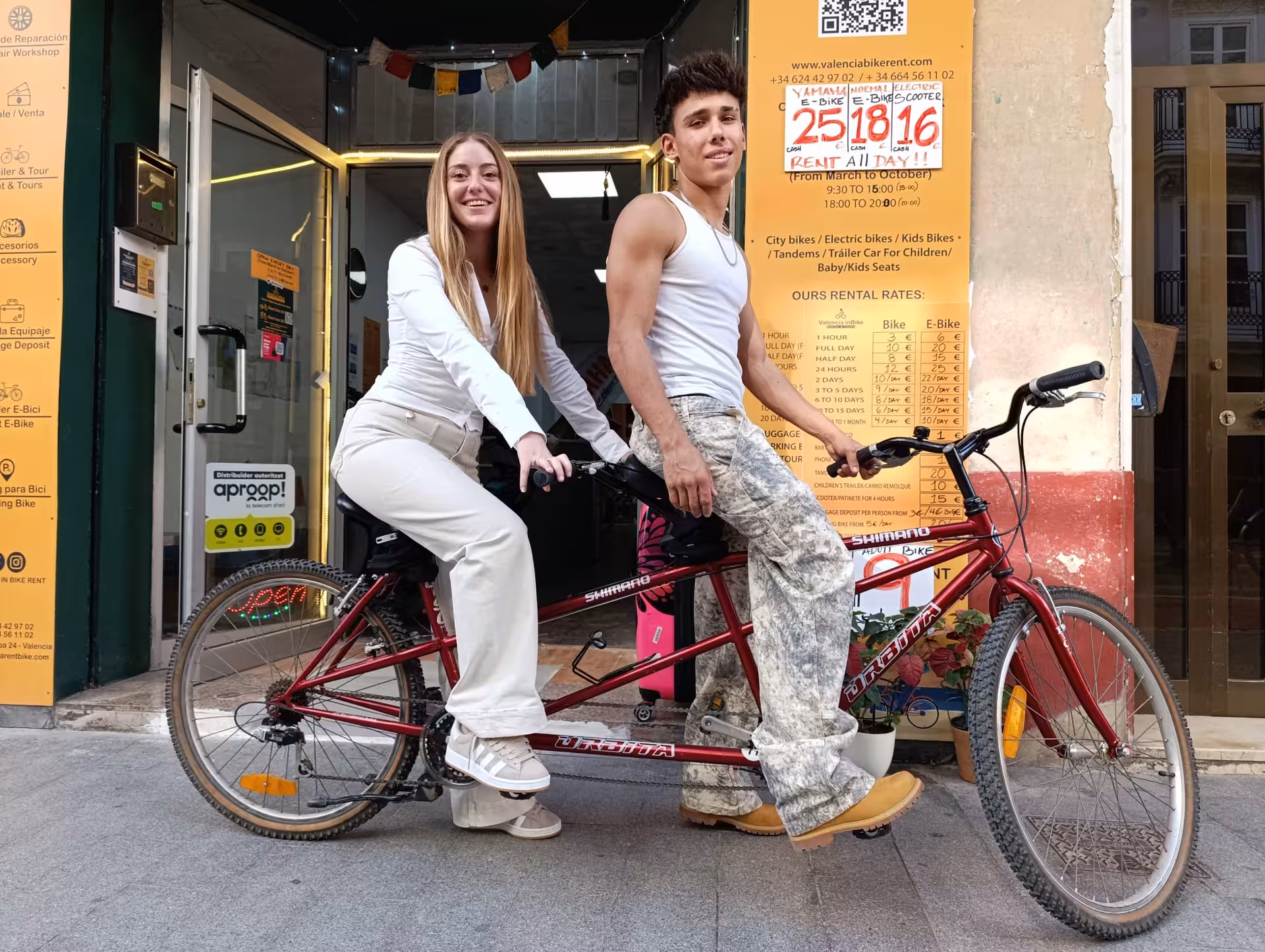 Tandem Bike Rental in Valencia – Half-Day or Full-Day
