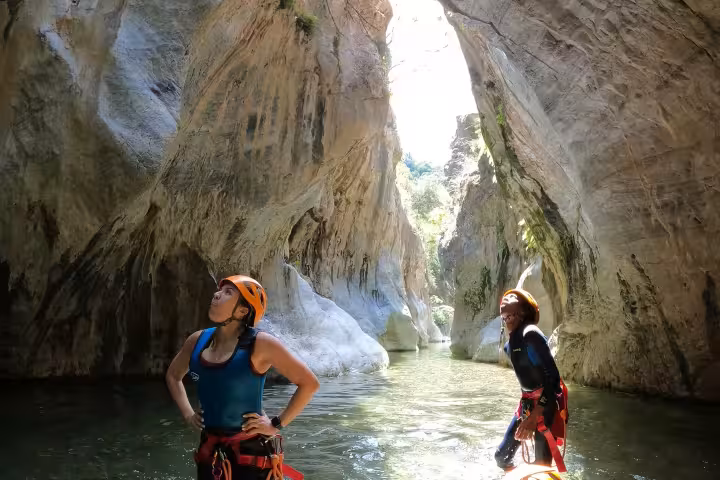 Guided Canyoning Tour in Estepona – Guadalmina Canyon