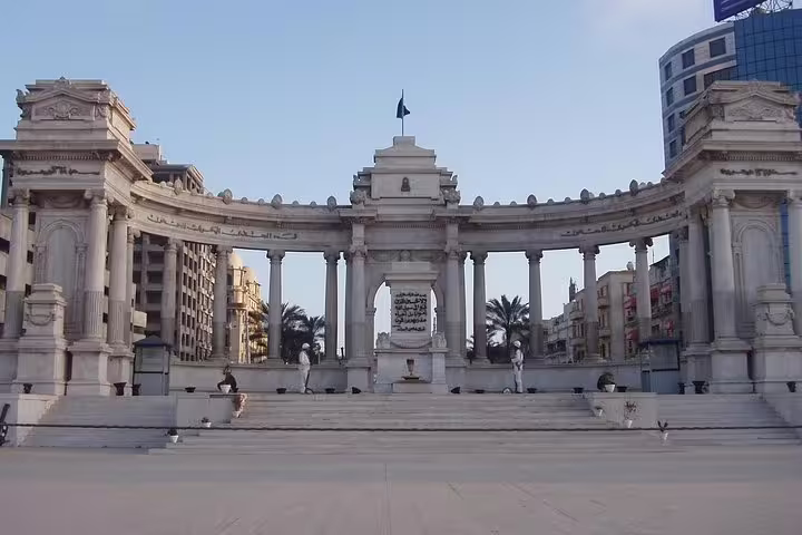 Alexandria Unknown Soldier Memorial in Mansheya Square, highlight on a private day trip from Cairo