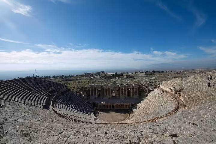 Aspendos Theatre interior seating and stage in Antalya, must-see on Aspendos, Perge and Side Antique City tour