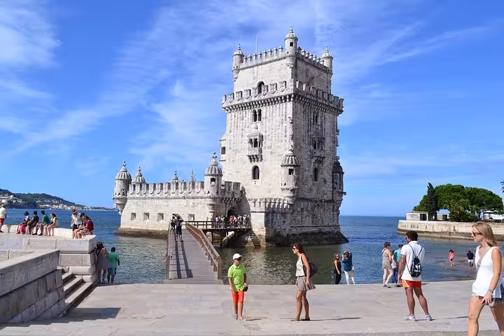 Explore Lisbon's iconic Belém Tower, a UNESCO World Heritage site, on our Galicia & Portugal 10-day tour.