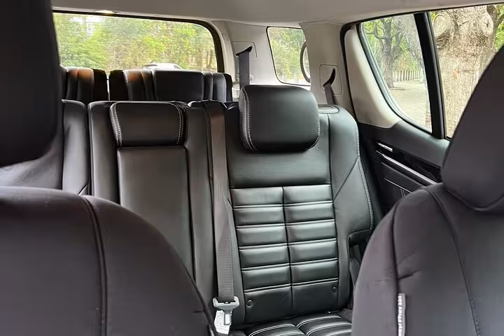 Spacious and comfortable interior of a private tour vehicle for Blue Mountains hiking adventure.