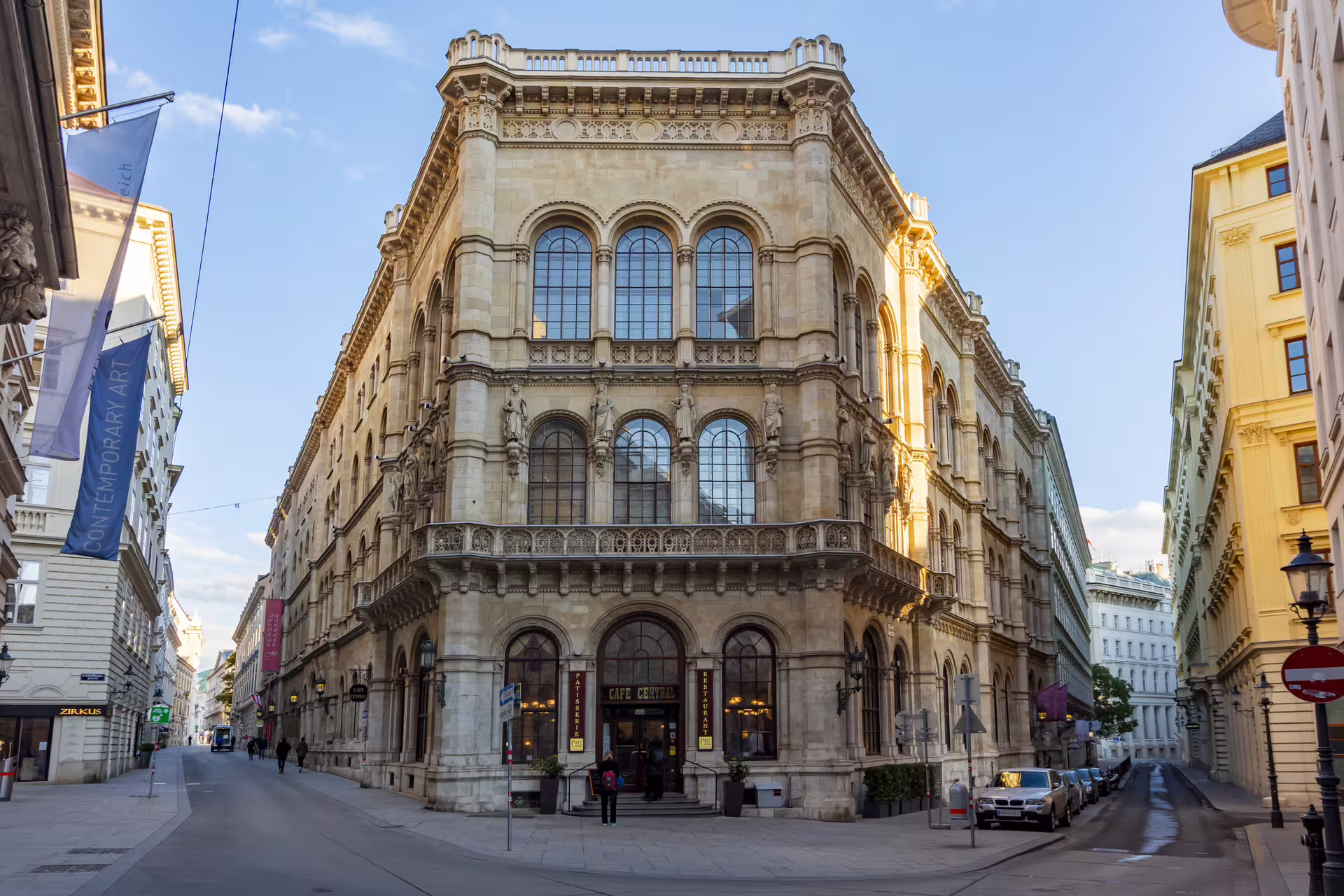 Café Central facade on Herrengasse, Vienna Historic Centre 1-day walking tour with audioguide in 7 languages