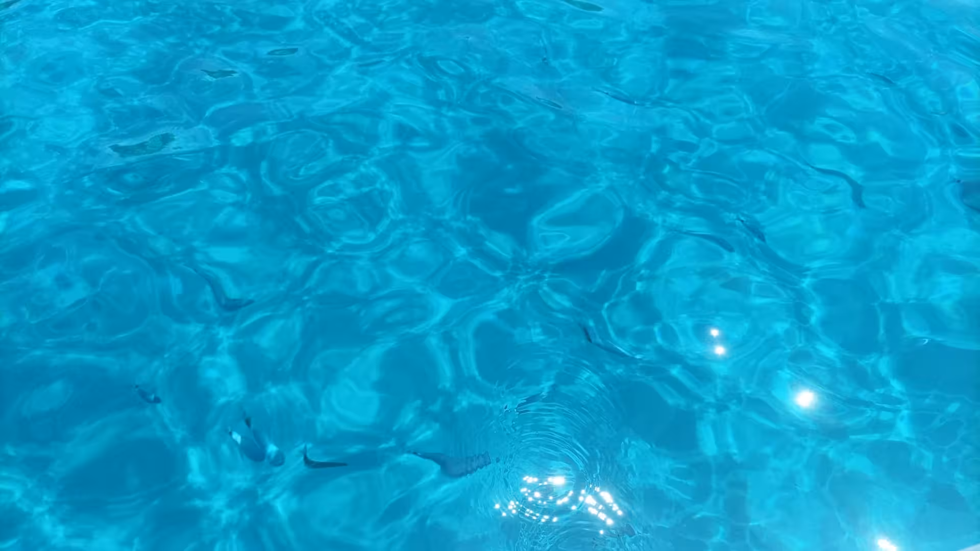 Pristine turquoise waters with sunlight reflections, perfect for a serene dinghy adventure in Cagliari.