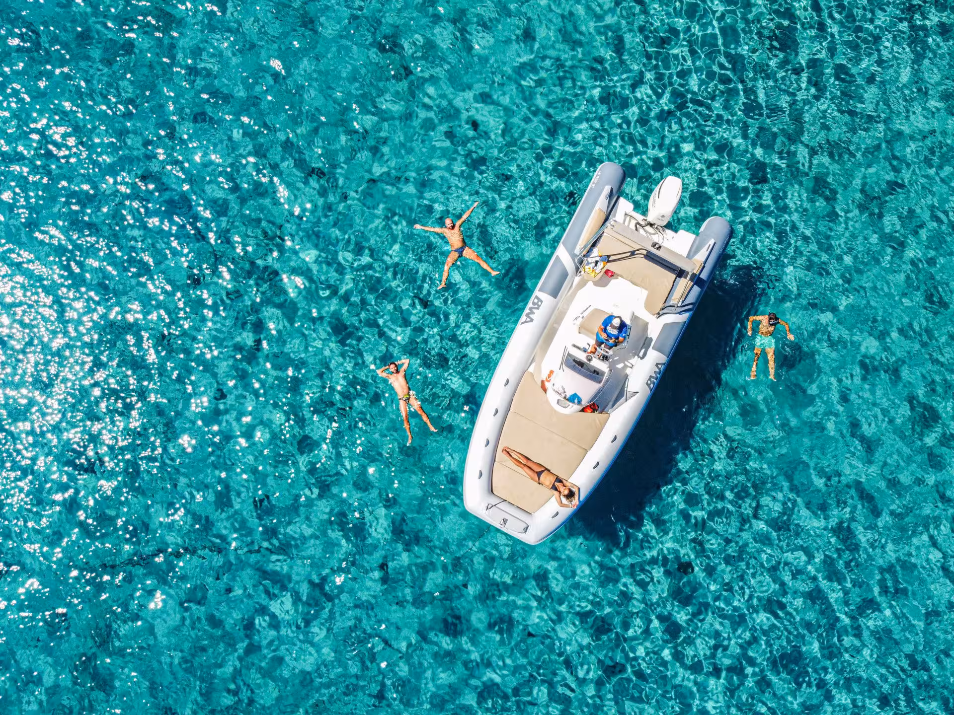 Enjoy a thrilling RIB tour in Cagliari, experiencing the vibrant blue sea and serene coastal views.