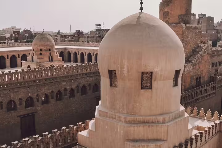 Cairo Islamic architecture domes and historic walls, featured stop on 5 days 4 nights Cairo to Luxor tour