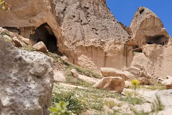 Cappadocia rock-cut cave dwellings carved into volcanic cliffs, highlight of 9-day private Mesopotamia tour