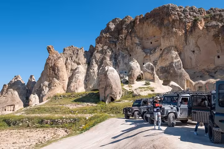 Cappadocia 2-day 1-night tour from Istanbul by plane featuring off-road jeep safari near Göreme rock valleys