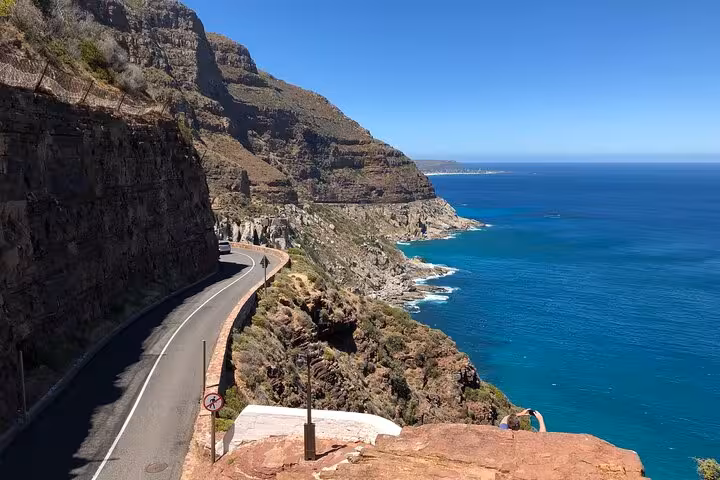 Scenic view of Chapman's Peak Drive with its winding coastal road and stunning ocean vistas.