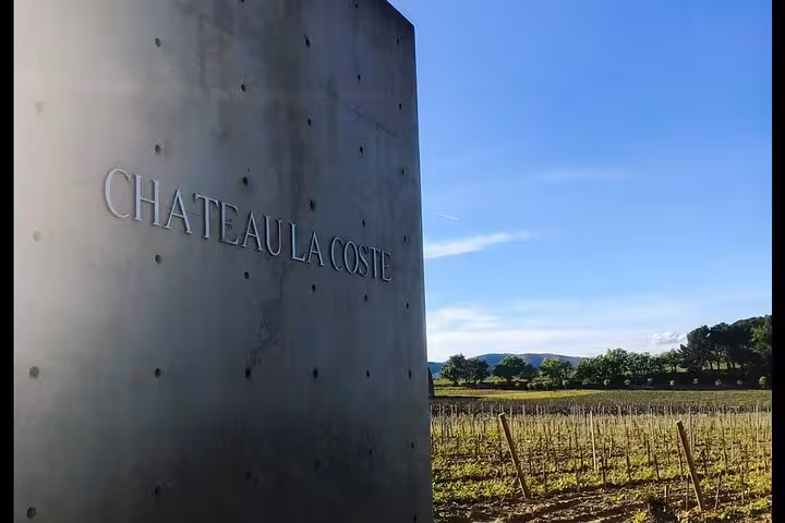Château La Coste vineyard near Aix-en-Provence, a relaxed Provence wine stop on a self-paced tour