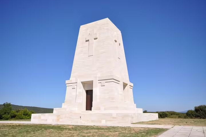 Chunuk Bair New Zealand Memorial at Gallipoli Peninsula, highlight of private day trip from Istanbul to WWI sites