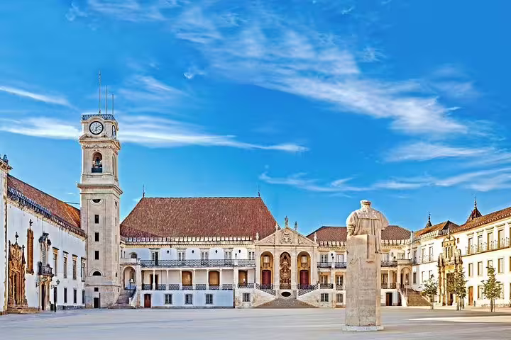 Explore the historic University of Coimbra on a private day trip from Lisbon, featuring stunning architecture and rich cultural heritage.