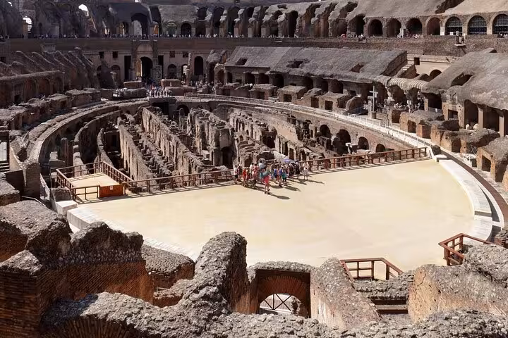 Discover the Colosseum's intricate architecture from above with the Colosseum Immersive Experience tour.