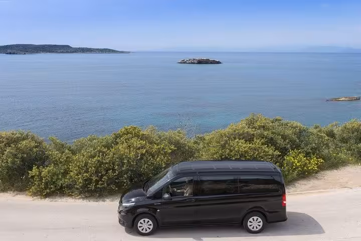 Small group minivan coastal drive in Corfu with Ionian Sea views, Palaiokastritsa and Corfu Town tour