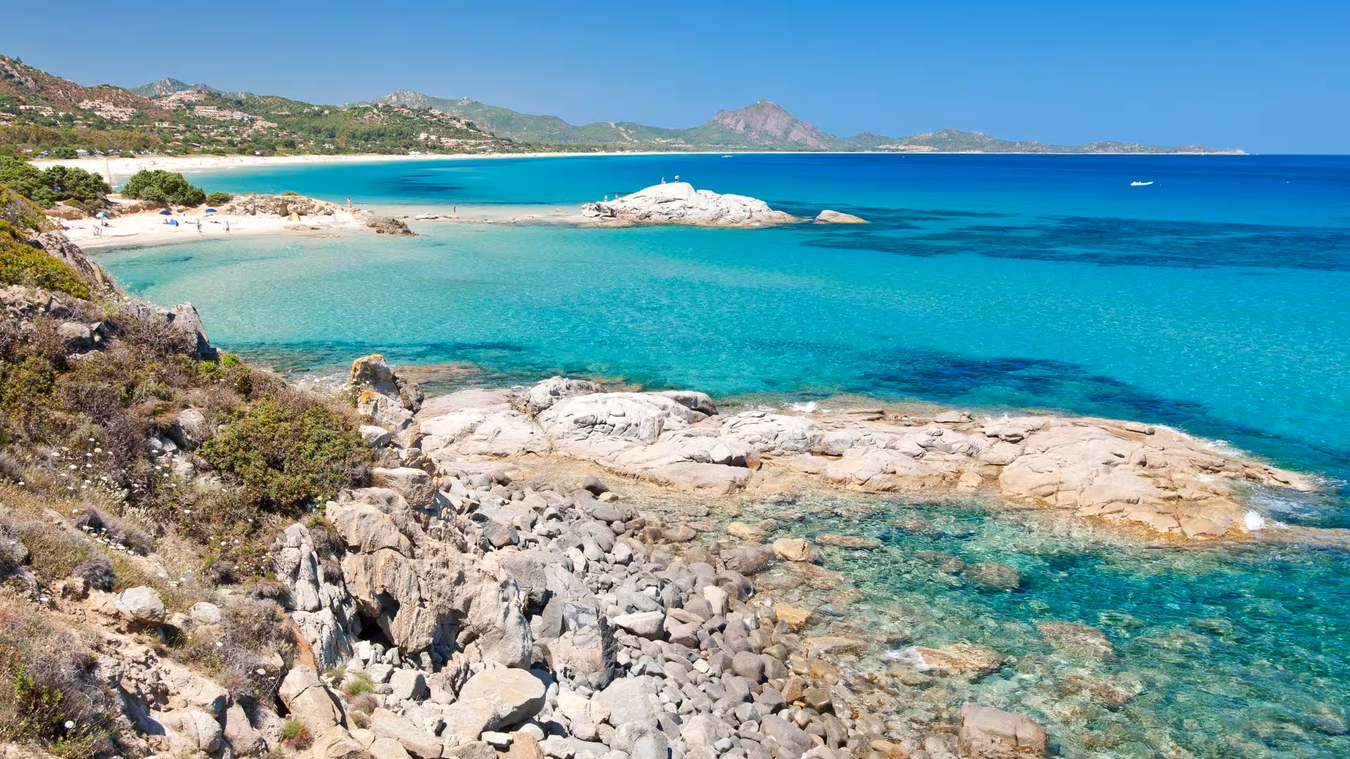 Experience Costa Rei's picturesque rocky shores and turquoise sea on a private dinghy tour, a must for nature lovers.