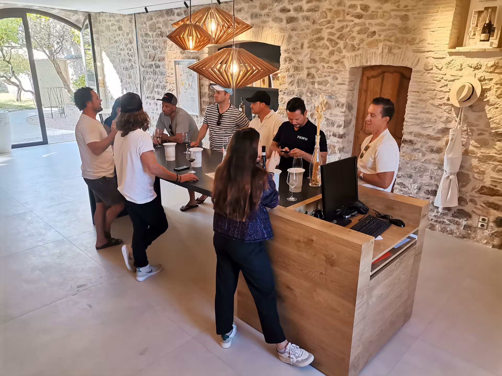 Small-group Provence wine tour tasting at a Coteaux d’Aix winery bar, Sainte-Victoire day trip