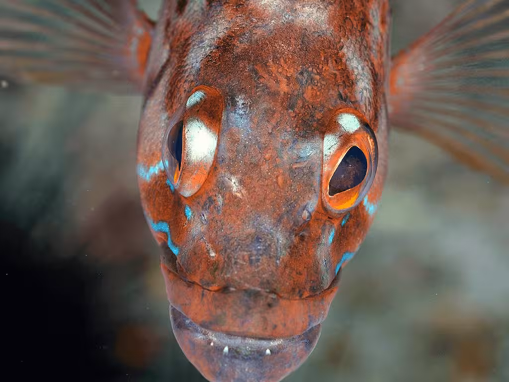 Close-up of a colorful fish highlighting the vibrant marine life encountered on a DPV scooter dive tour.
