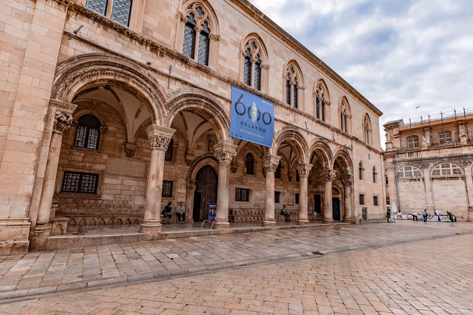 Dubrovnik Rector’s Palace arches in Old Town, key stop on Game of Thrones and history walking tour
