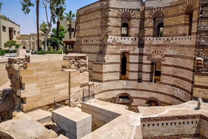 Roman Amphitheatre of Kom El Dikka ruins in Alexandria, guided stop on Egypt 5-day small group city break
