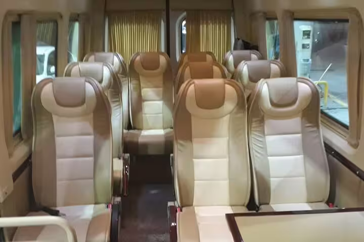 Comfortable minibus interior for max 10 guests on the 2-day small-group Ephesus Priene Miletus Didyma tour