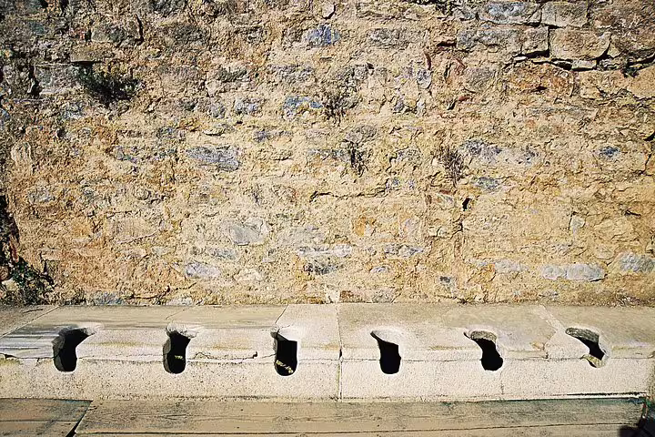 Ancient public toilets 