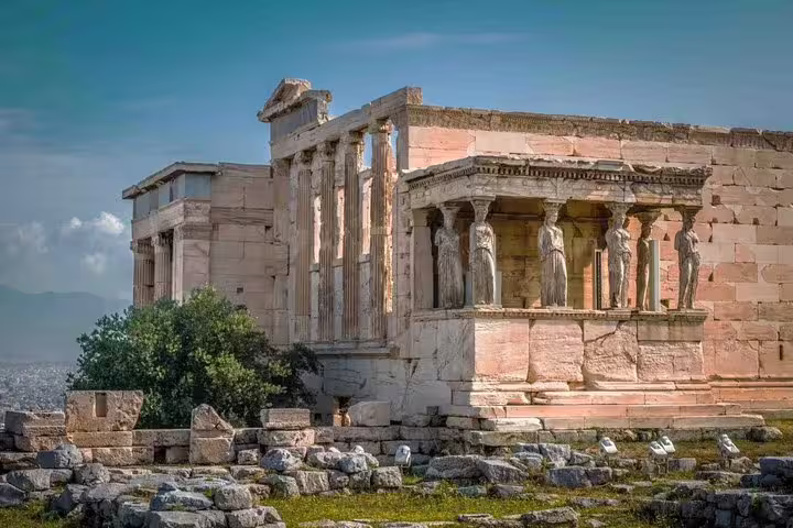 Erechtheion with Caryatid Porch on Acropolis, Athens, stop on private half-day highlights tour