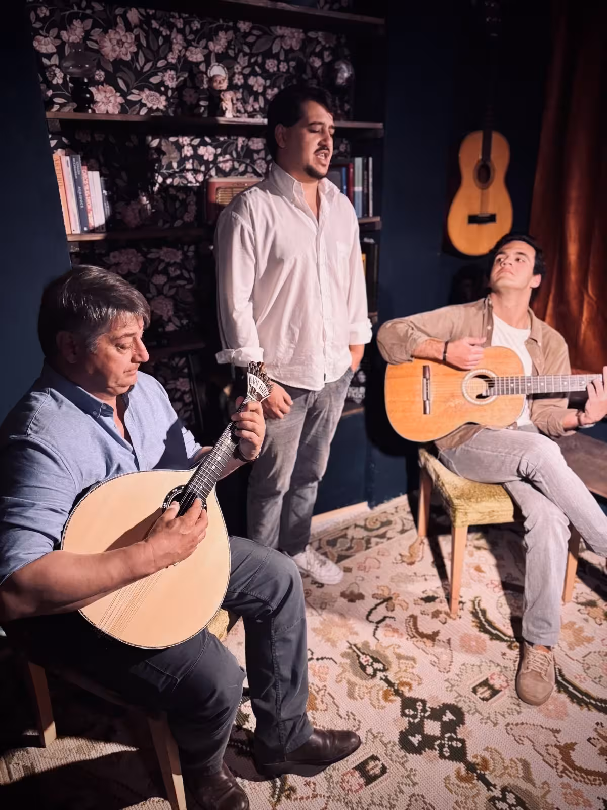 Engaging Fado experience with soulful singing and skilled guitarists in a warm, intimate atmosphere.