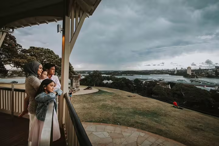Family enjoying skyline views at Melbourne lookout, captured on a private tour with personal travel photographer