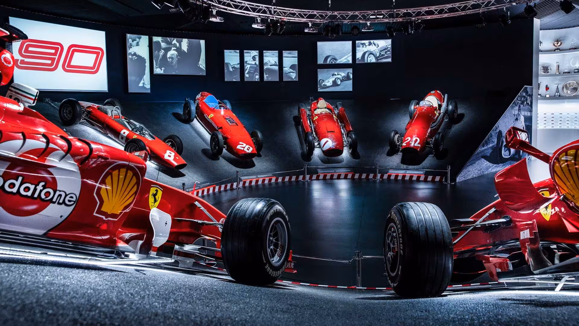 Ferrari F1 exhibition at Museo Ferrari Maranello, a highlight of the Maranello Modena museum combo ticket with Mirabilandia
