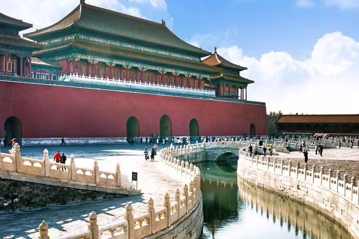 Explore the majestic Forbidden City in Beijing, a highlight of the 14-day private China and Yangtze River cruise tour.