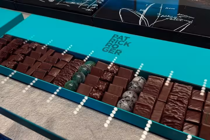 Assorted French chocolates tasting in Paris food, wine and cheese tour with quirky Napoleon love story