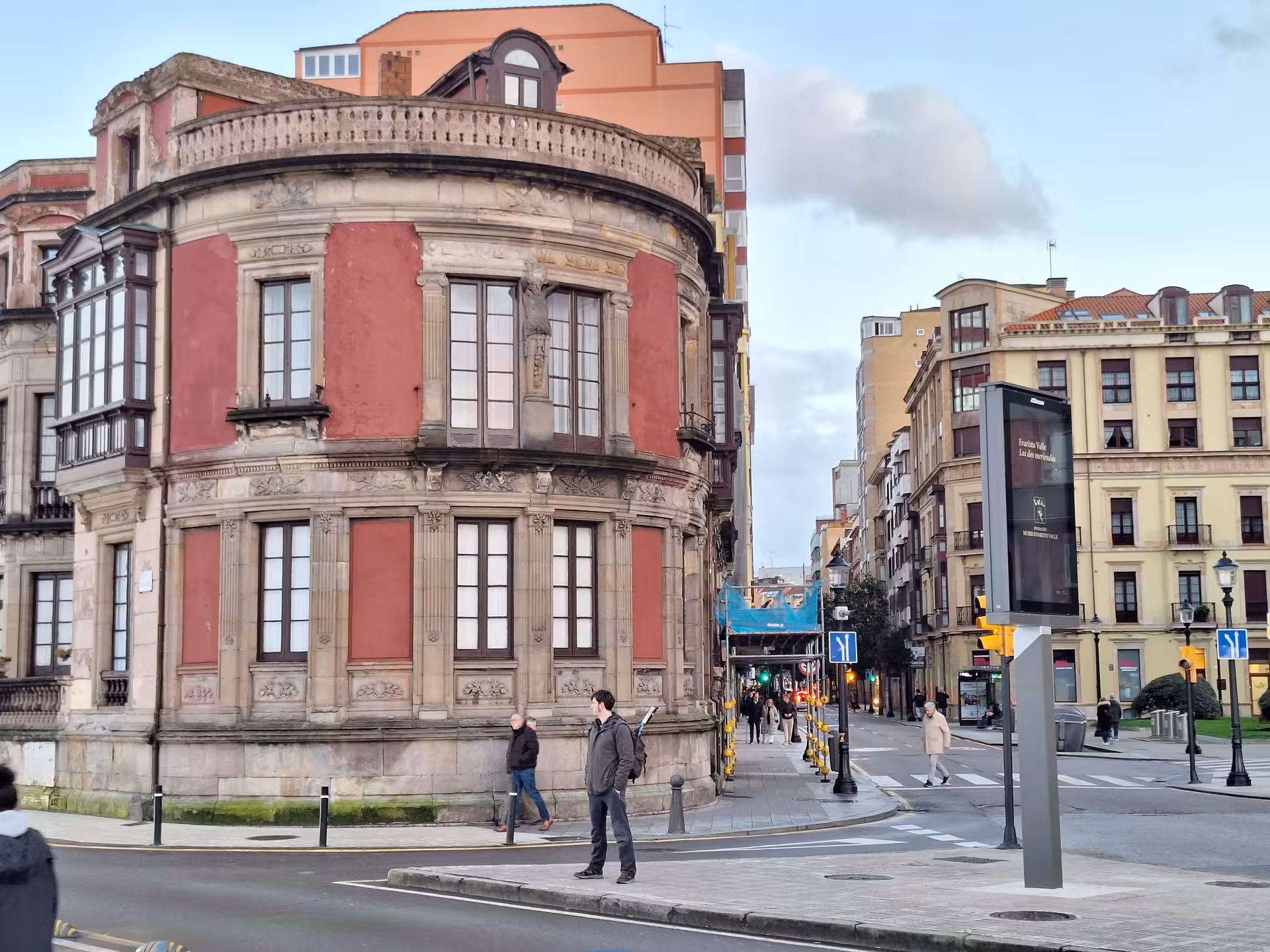 Experience the blend of classic and modern architecture in Gijon's lively streets on the city bus tour.