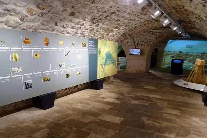 Gobekli Tepe visitor center museum exhibit hall, included on the 2-day 1-night tour from Istanbul