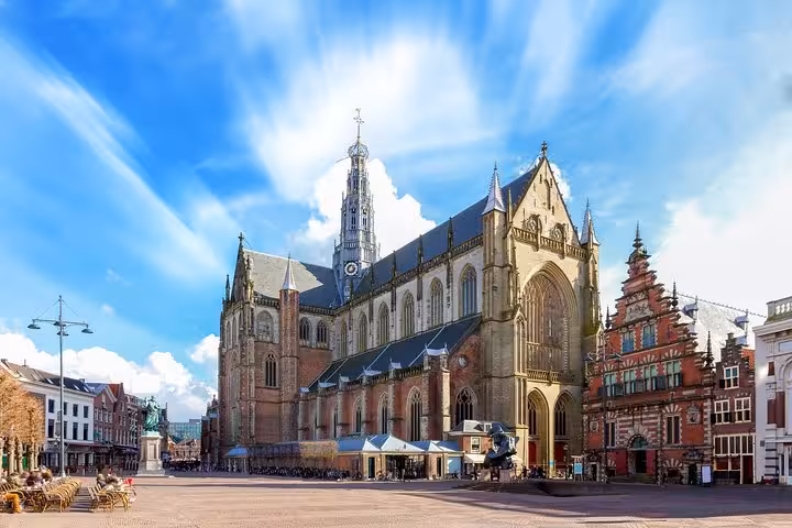 Grote Kerk St Bavo on Haarlem’s market square, must-see landmark on Highlight Bike Tours Haarlem Netherlands