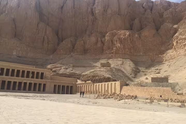 Hatshepsut Temple at Deir el-Bahari in Luxor on a private day trip from Hurghada with guide