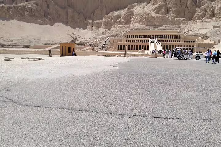 Hatshepsut Temple at Deir el-Bahari, Luxor West Bank stop on 12-day Egypt Nile cruise and Cairo tour