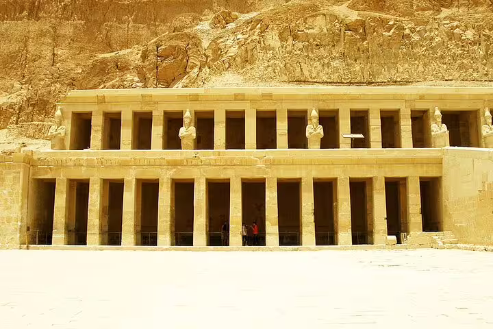 Mortuary Temple of Hatshepsut at Deir el-Bahari, highlight stop on 2-day Luxor trip from Safaga Port