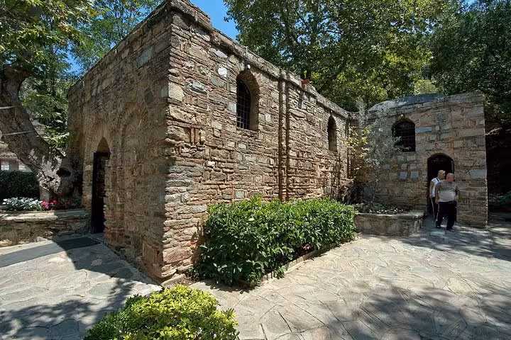 House of Virgin Mary stone chapel near Ephesus, a serene stop on Izmir Airport private tour