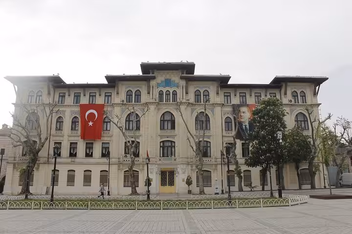 Historic Ottoman-era building in Sultanahmet district seen on Istanbul Old City full-day guided tour with lunch