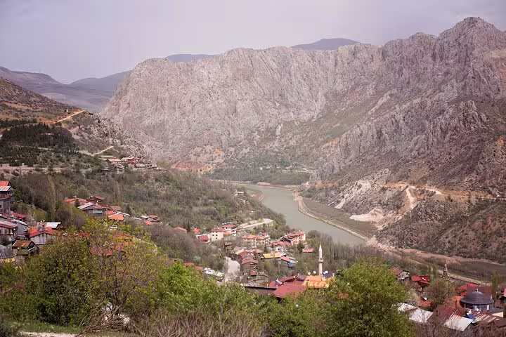 Kemaliye town and Euphrates River valley view on a private 2-day guided tour from Erzincan, all-inclusive