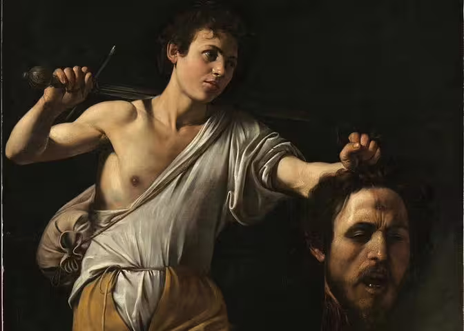 Explore Caravaggio's dramatic masterpiece of David with Goliath's head at Kunsthistorisches Museum private tour.