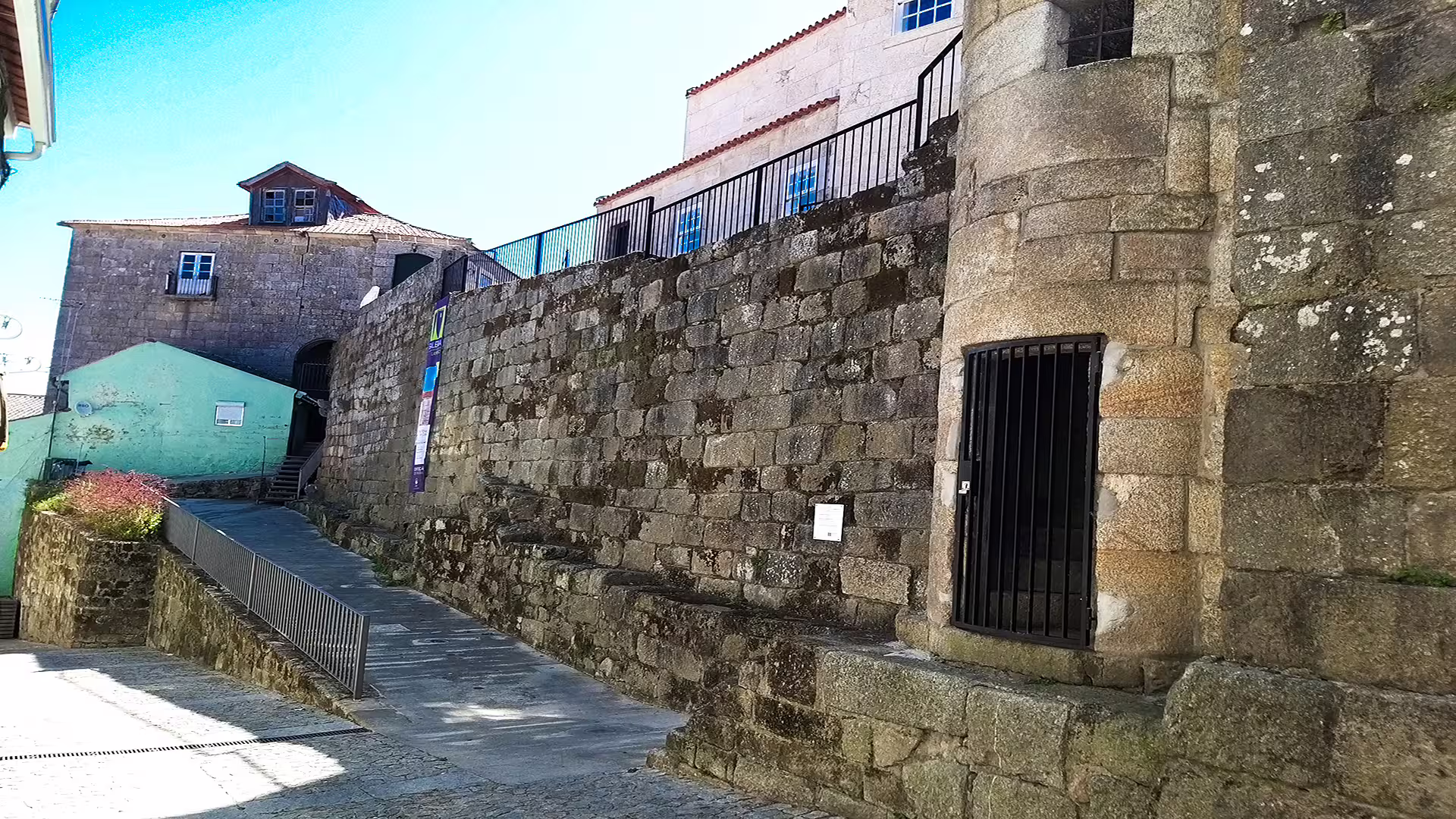Historic stone architecture in Lamego, Portugal, showcasing medieval charm on a private tour of the Dão wine region.