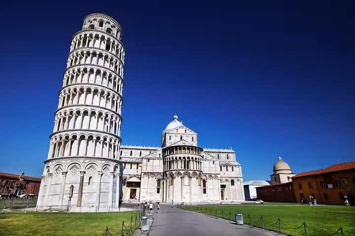 Marvel at Pisa's iconic Leaning Tower and Cathedral on a private tour from Livorno port to Pisa and Lucca.