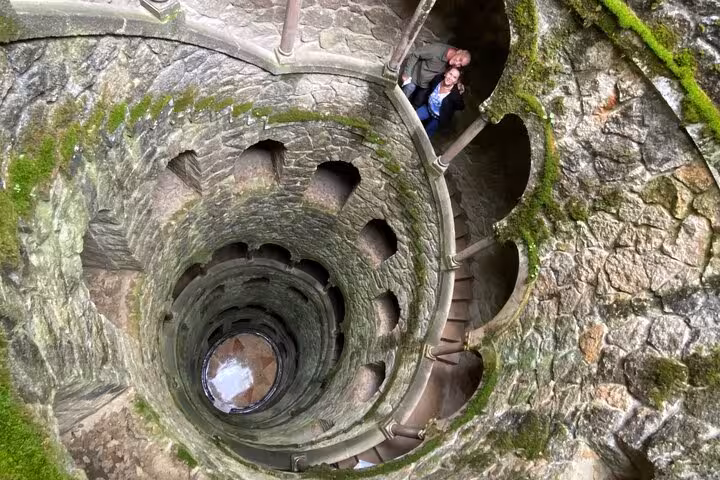 Discover the mystical Initiation Well at Quinta da Regaleira on a small group tour from Lisbon.