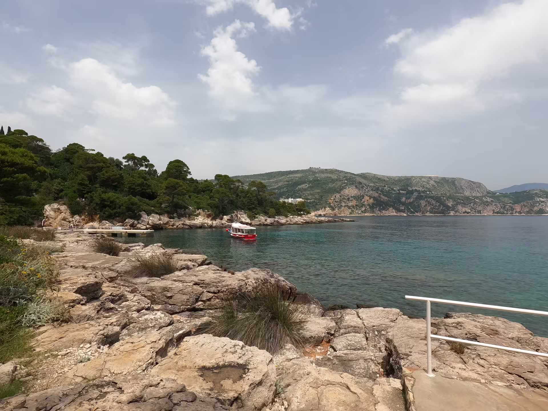 Rocky Lokrum Island shoreline with calm Adriatic bay, featured on Dubrovnik Game of Thrones & Lokrum 3-hour tour