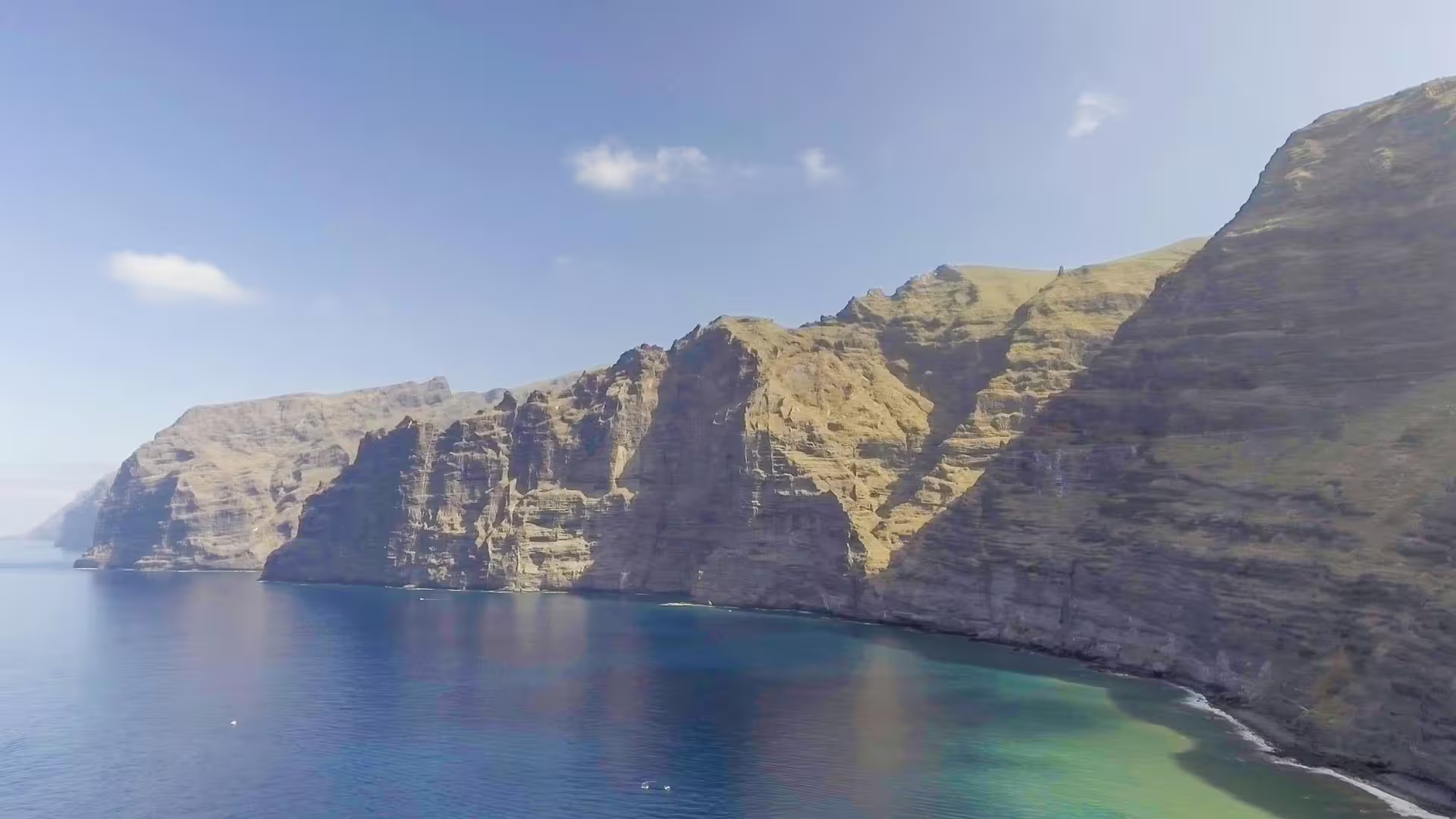 Dramatic cliffs of Los Gigantes rise from the deep blue waters, a must-see on the A la carta tour.