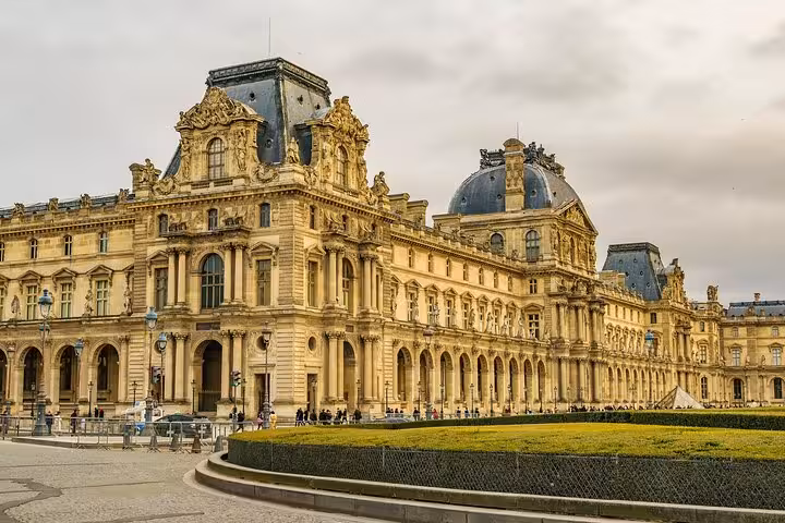 Louvre Museum exterior in Paris, must-see attraction with Full Day Paris City Pass and museum entry