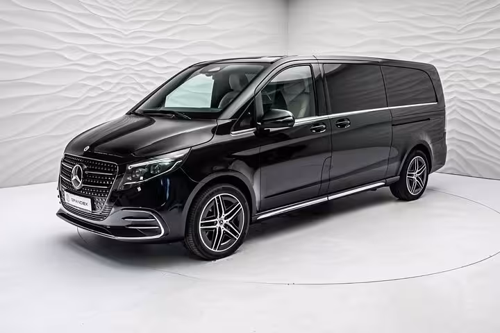 Luxury Mercedes van for private transfer in Sharm El Sheikh from hotel to any destination, Egypt