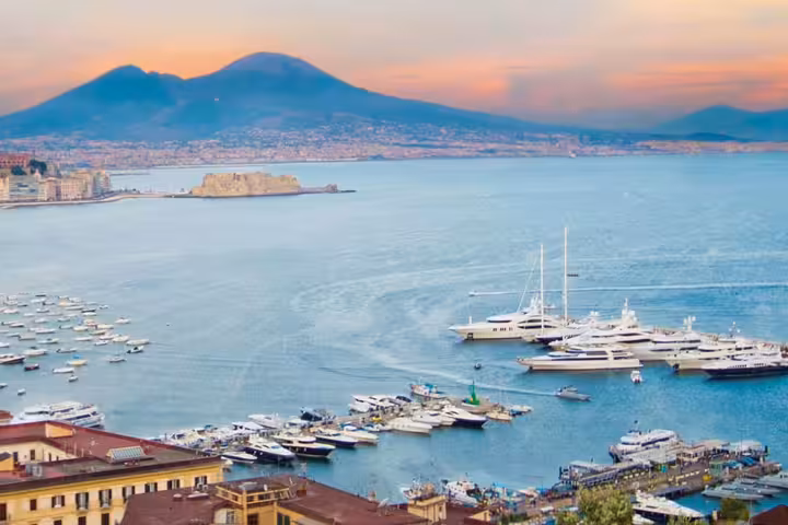 Luxury sedan private transfer from Naples to Ravello, Amalfi Coast, with professional driver and door-to-door service