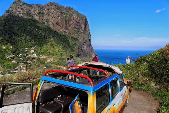 Scenic Madeira 4x4 adventure with panoramic ocean views, hiking trails, and vibrant landscapes, perfect for thrill-seekers.